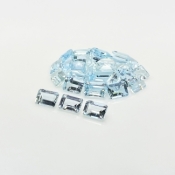 Aquamarine 7x5mm Step Cut Octagon A+ Gemstones Parcel - 180029