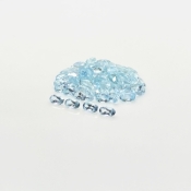 Aquamarine 5x3mm Faceted Oval A+ Gemstones Parcel - 180018