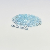 Aquamarine 5x3mm Faceted Oval A+ Gemstones Parcel - 180015