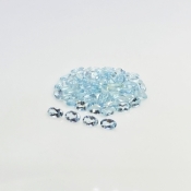 Aquamarine 5x3mm Faceted Oval A+ Gemstones Parcel - 180013