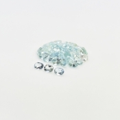 Aquamarine 5x4mm Faceted Oval A Gemstones Parcel - 180048