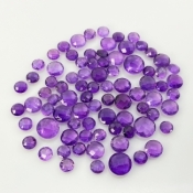 85.9 Cts. African Amethyst 6-10mm Checkerboard Round Shape AA Grade Loose Gemstone Beads Lot - Total 82 Pcs.