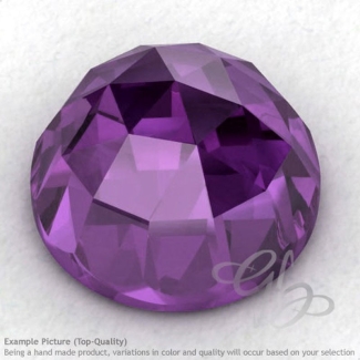 African Amethyst Round Shape Calibrated Cabochons