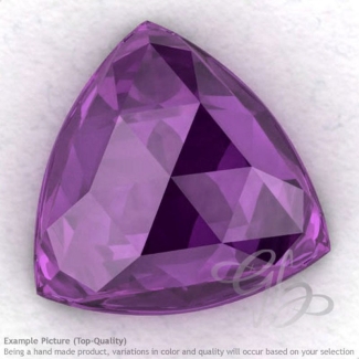 African Amethyst Trillion Shape Calibrated Cabochons