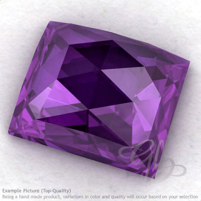 African Amethyst Baguette Shape Calibrated Cabochons