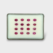 Pink Tourmaline 7x5mm Faceted Oval AA Gemstones Parcel - 170158