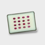 Pink Tourmaline 7x5mm Faceted Oval AA Gemstones Parcel - 170158