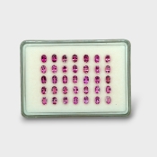 Pink Tourmaline 6x4mm Faceted Oval AA Gemstones Parcel - 170172
