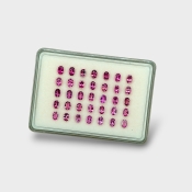 Pink Tourmaline 6x4mm Faceted Oval AA Gemstones Parcel - 170172