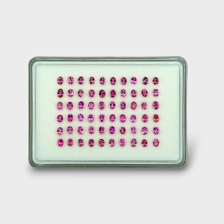 Pink Tourmaline 4x3mm Faceted Oval AA Gemstones Parcel - 170220