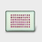Pink Tourmaline 4x3mm Faceted Oval AA Gemstones Parcel - 170220