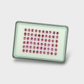 Pink Tourmaline 4x3mm Faceted Oval AA Gemstones Parcel - 170220