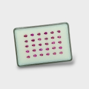 Pink Tourmaline 5x3mm Faceted Pear A+ Gemstones Parcel - 170228