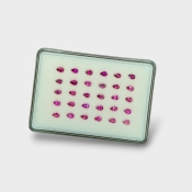 Pink Tourmaline 5x3mm Faceted Pear A+ Gemstones Parcel - 170228