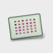 Pink Tourmaline 5x4mm Faceted Oval B Gemstones Parcel - 170265