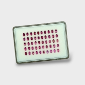 Pink Tourmaline 5x3mm Faceted Oval AA Gemstones Parcel - 170144
