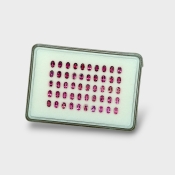 Pink Tourmaline 5x3mm Faceted Oval AA Gemstones Parcel - 170144