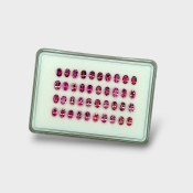 Pink Tourmaline 6x4mm Faceted Oval A+ Gemstones Parcel - 170181