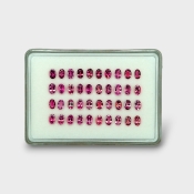 Pink Tourmaline 6x4mm Faceted Oval A+ Gemstones Parcel - 170181