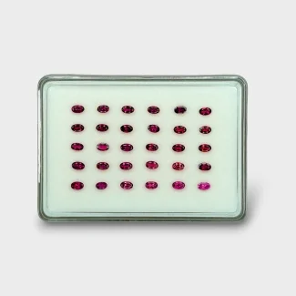 Pink Tourmaline 5x3mm Faceted Oval A Gemstones Parcel - 170187