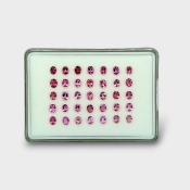 Pink Tourmaline 5x4mm Faceted Oval A+ Gemstones Parcel - 170204