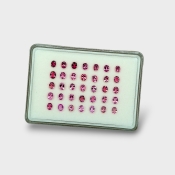 Pink Tourmaline 5x4mm Faceted Oval A+ Gemstones Parcel - 170204