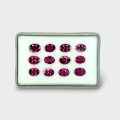 Pink Tourmaline 7x5mm Faceted Oval A Gemstones Parcel - 170153