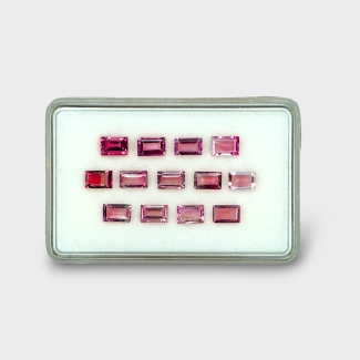 Pink Tourmaline 6x4mm Step Cut Baguette A+ Gemstones Parcel - 170199