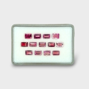 Pink Tourmaline 6x4mm Step Cut Baguette A+ Gemstones Parcel - 170199