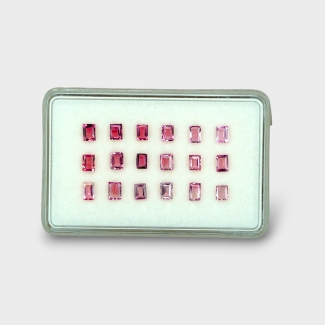 Pink Tourmaline 4x3mm Step Cut Baguette A+ Gemstones Parcel - 170225