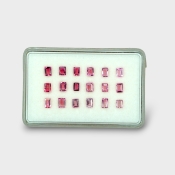 Pink Tourmaline 4x3mm Step Cut Baguette A+ Gemstones Parcel - 170225