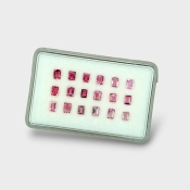 Pink Tourmaline 4x3mm Step Cut Baguette A+ Gemstones Parcel - 170225