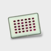 Pink Tourmaline 6x4mm Faceted Oval A+ Gemstones Parcel - 170186