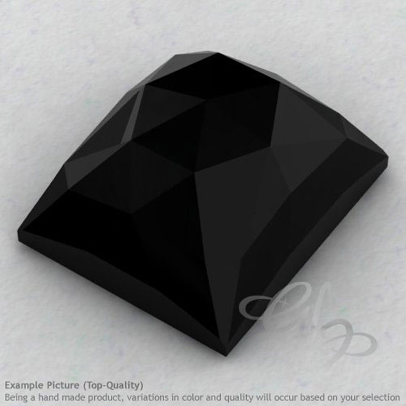 Black Onyx Baguette Shape Calibrated Cabochons