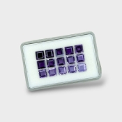 Iolite 6mm Step Cut Square AAA Gemstones Parcel - 180626