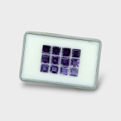 Iolite 6mm Step Cut Square AAA Gemstones Parcel - 180627