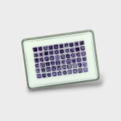 Iolite 5mm Step Cut Square AAA Gemstones Parcel - 170696