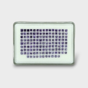 18.88 Cts. Iolite 3-3.5mm Step Cut Square Shape AAA Grade Gemstones Parcel - Total 131 Pc.