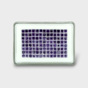 33.15 Cts. Iolite 4mm Step Cut Square Shape AAA Grade Gemstones Parcel - Total 104 Pc.