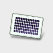 Iolite 6x4mm Faceted Oval AAA Gemstones Parcel - 180608