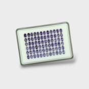 Iolite 6x4mm Faceted Oval AAA Gemstones Parcel - 180602