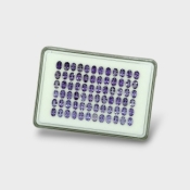 Iolite 6x4mm Faceted Oval AAA Gemstones Parcel - 180602