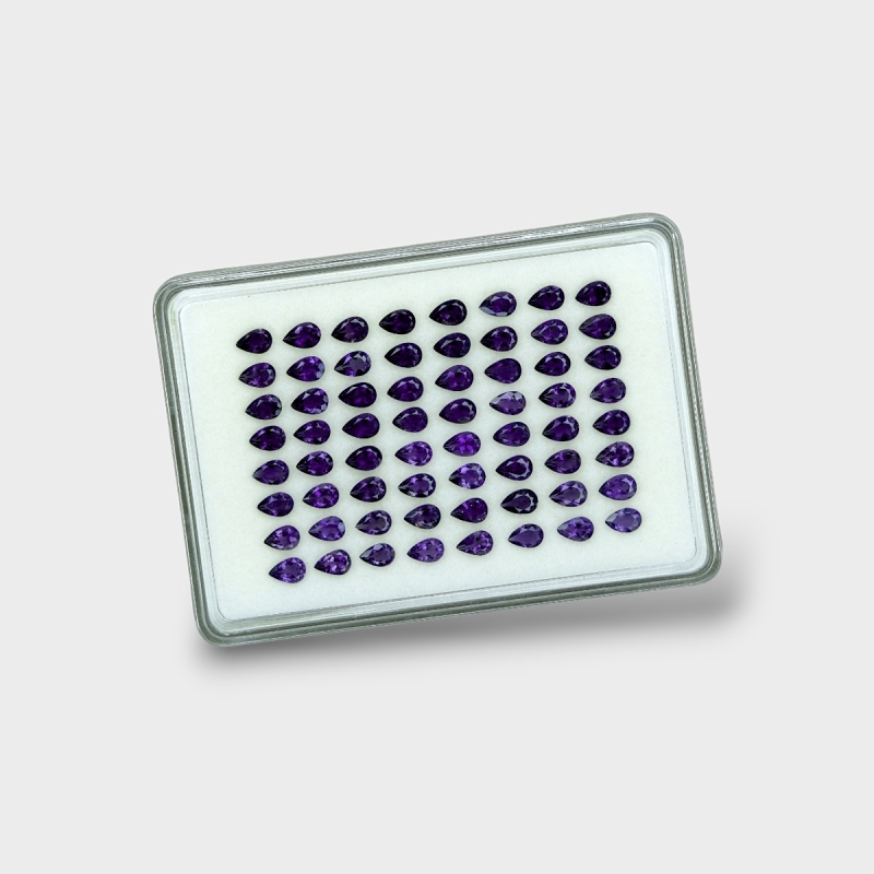 Iolite 6x4mm Faceted Pear AAA Gemstones Parcel - 180623