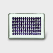 32.82 Cts. Iolite 6x4mm Faceted Oval Shape AA+ Grade Gemstones Parcel - Total 84 Pc.