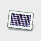 Iolite 6x4mm Faceted Oval AA+ Gemstones Parcel - 180605