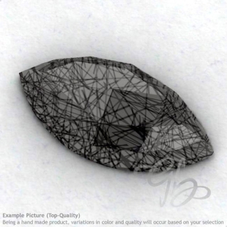 Black Rutile Marquise Shape Calibrated Cabochons