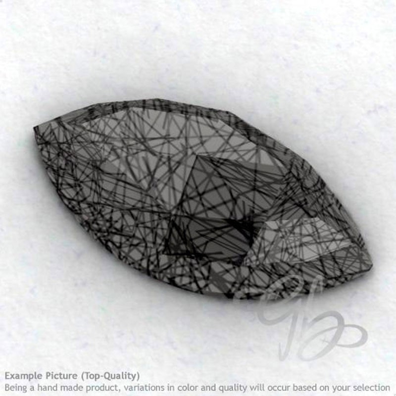 Black Rutile Marquise Shape Calibrated Cabochons