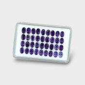 Iolite 6x4mm Faceted Oval AAA Gemstones Parcel - 181460