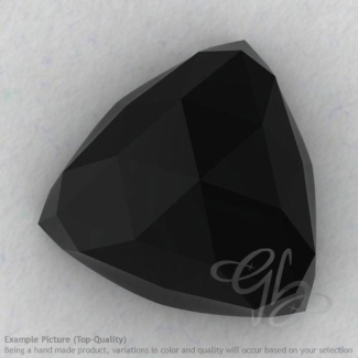 Black Spinel Trillion Shape Calibrated Cabochons