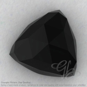 Black Spinel Trillion Shape Calibrated Cabochons